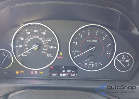 2013 BMW 328I z USA, uszkodzony, nr VIN WBA3C1C51DF442271